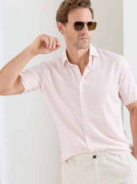 Peter Millar Peter Millar Tamarama Cotton Lyocel SS Sport Shirt