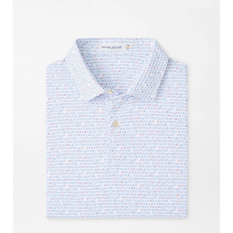 Peter Millar Peter Millar Featherweight Cornhole Performance Polo