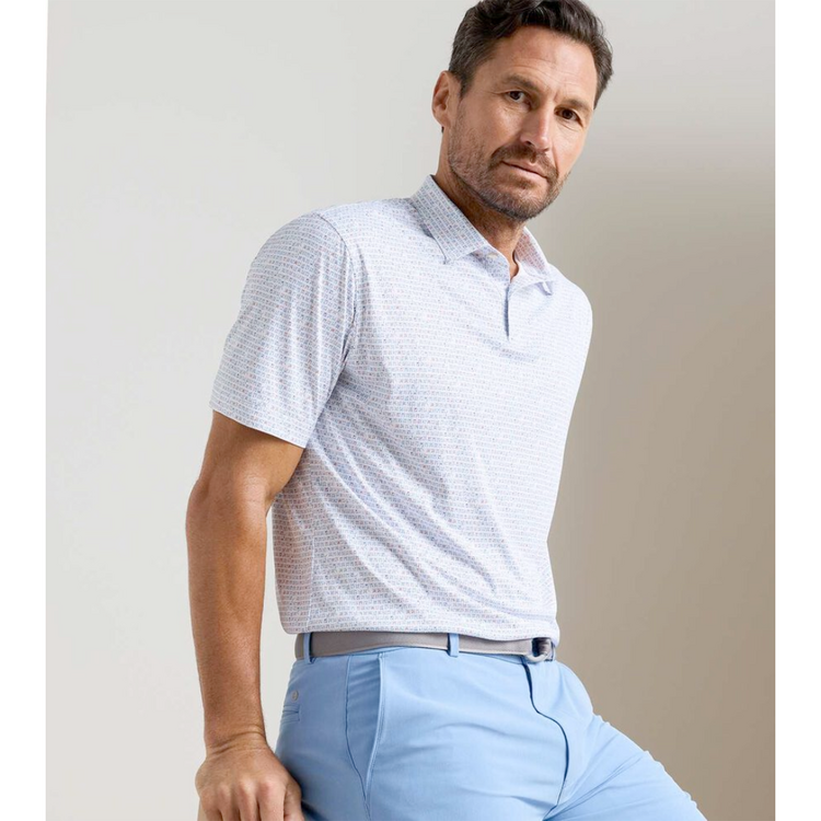 Peter Millar Peter Millar Featherweight Cornhole Performance Polo