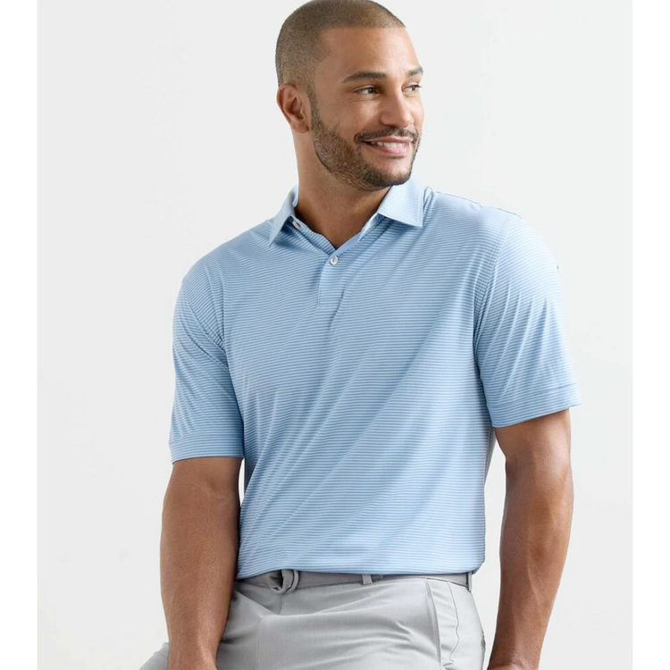 Peter Millar Peter Millar Featherweight Market Stripe Performance Polo