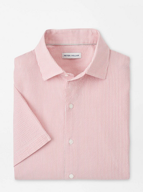 Peter Millar Peter Millar Coastal Stripe Cotton Lyocel SS Sport Shirt