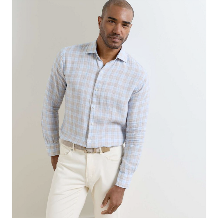Peter Millar Peter Millar Milo Linen Sport Shirt
