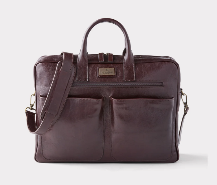 Lucchese Lucchese Cosimo Briefcase - Chocolate
