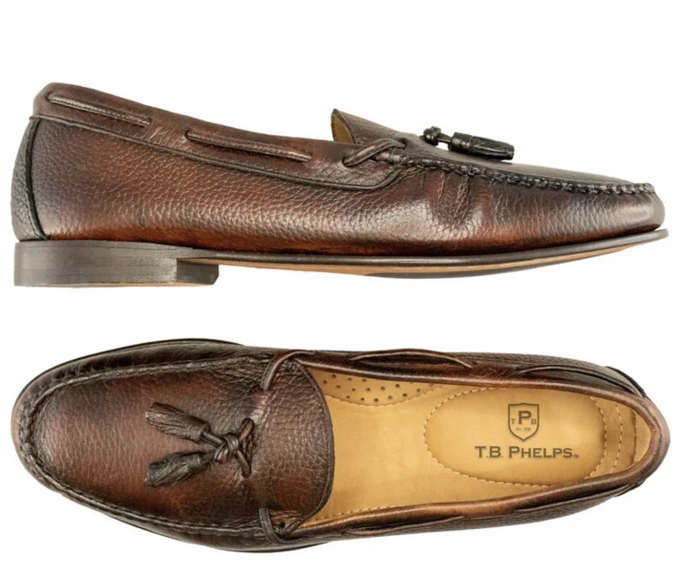 T.B. Phelps T.B. Phelps Preston Deerskin Tassel Loafer