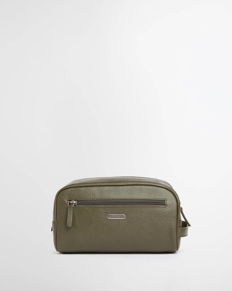 Barbour Barbour Brunton Leather Wash Bag