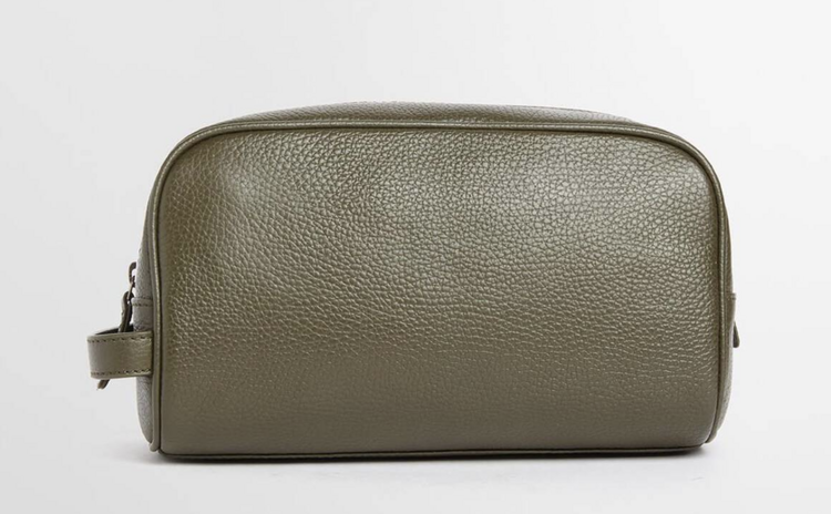 Barbour Barbour Brunton Leather Wash Bag