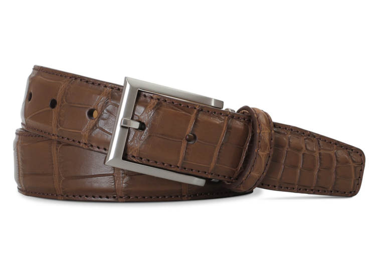 Brookes & Hyde Brookes & Hyde American Alligator Belt