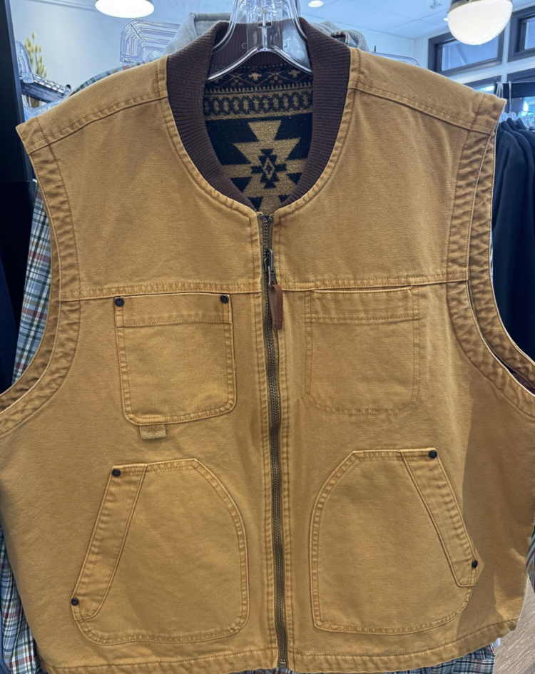True Grit True Grit Melange Reversible Ranch Vest