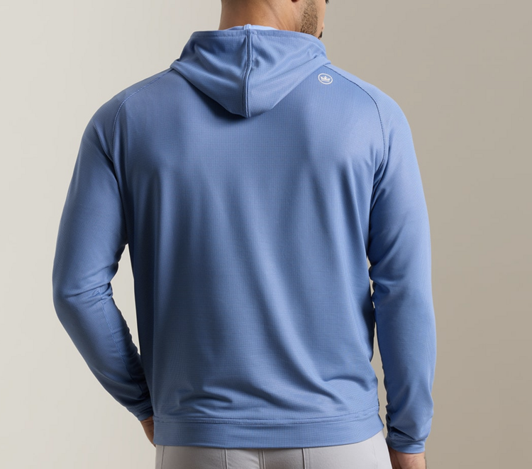 Peter Millar Peter Millar Pine Houndstooth Performance Hoodie