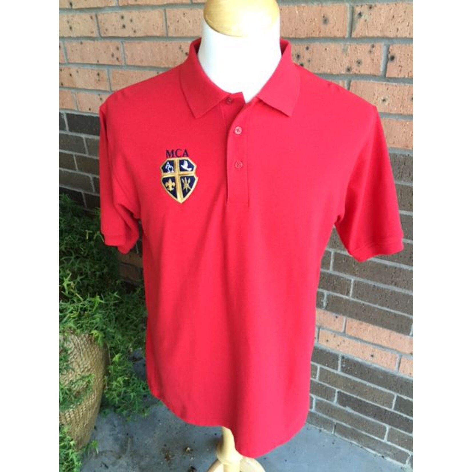 Elderwear Polo Short Sleeve Red Adult