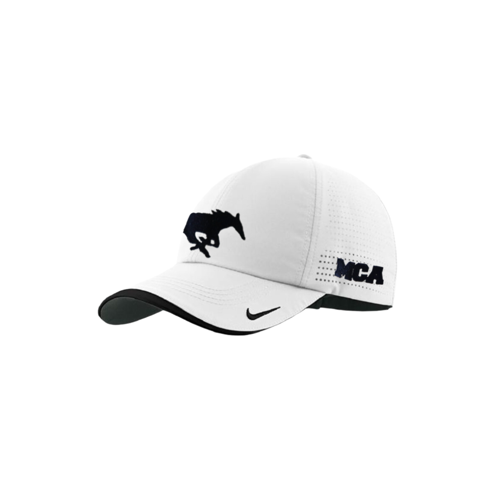 Nike NIKE Dri-Fit Perforated Cap-WHITE