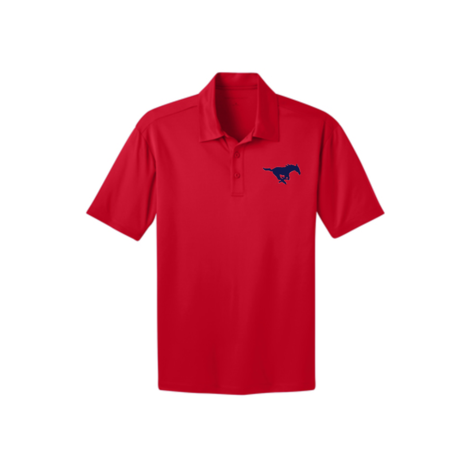 Port Authority RED Adult Polos-DRIFIT