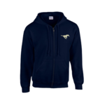 Team 365 Navy ZIP  Sweatshirt-ALL SCHOOL