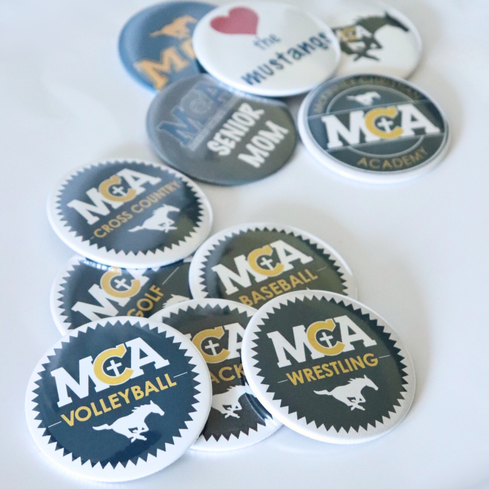 MCA SPIRIT BUTTONS/PINS