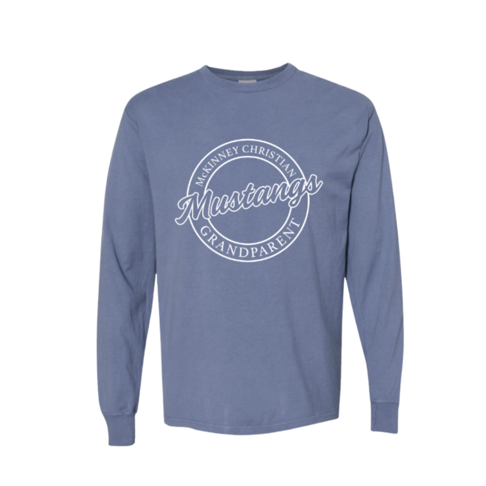 Hanes Comfortwash NEW MCA Grandparent LONG Sleeve Tee