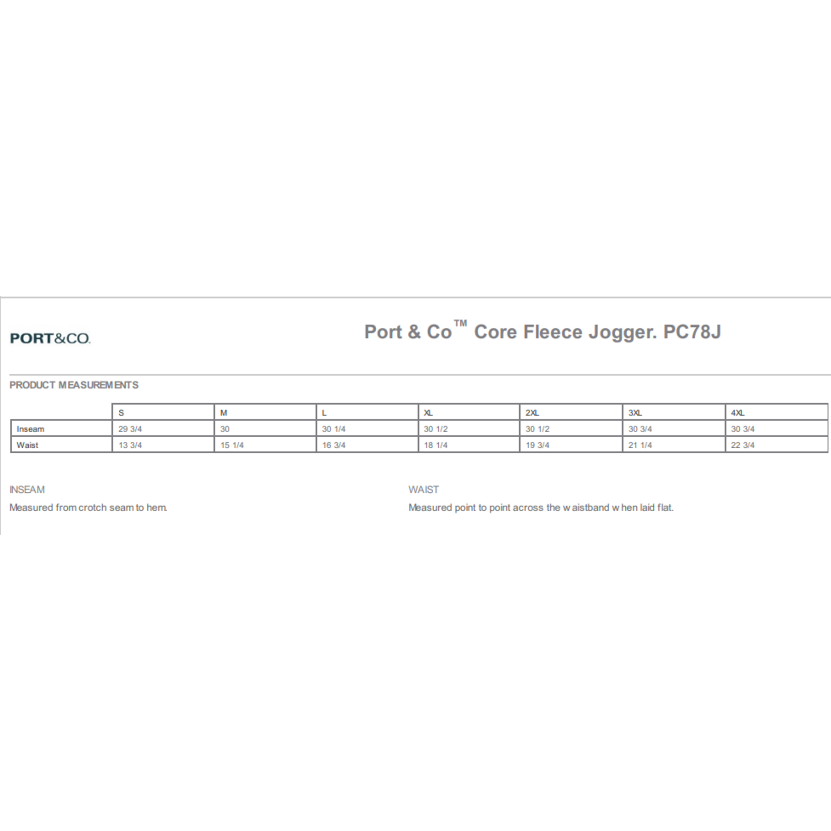 Port & Co. Athletics ONLY JOGGERS