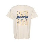 Mustangs Vertical Striped Tee Adult