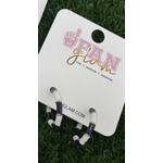 Fan Glam FAN GLAM Striped Hoops