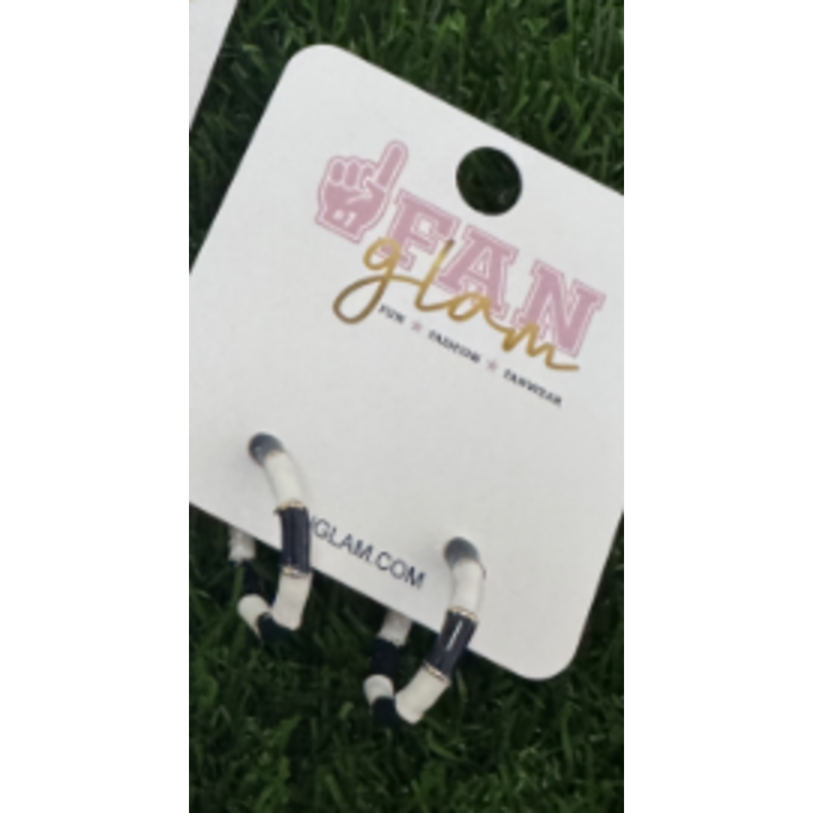 Fan Glam FAN GLAM Striped Hoops