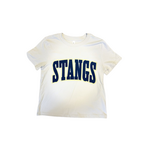Bella+Canvas STANGS Women's Boxy Crop Tan Tee