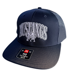 Men's Navy Mustangs Interlock Trucker Hat