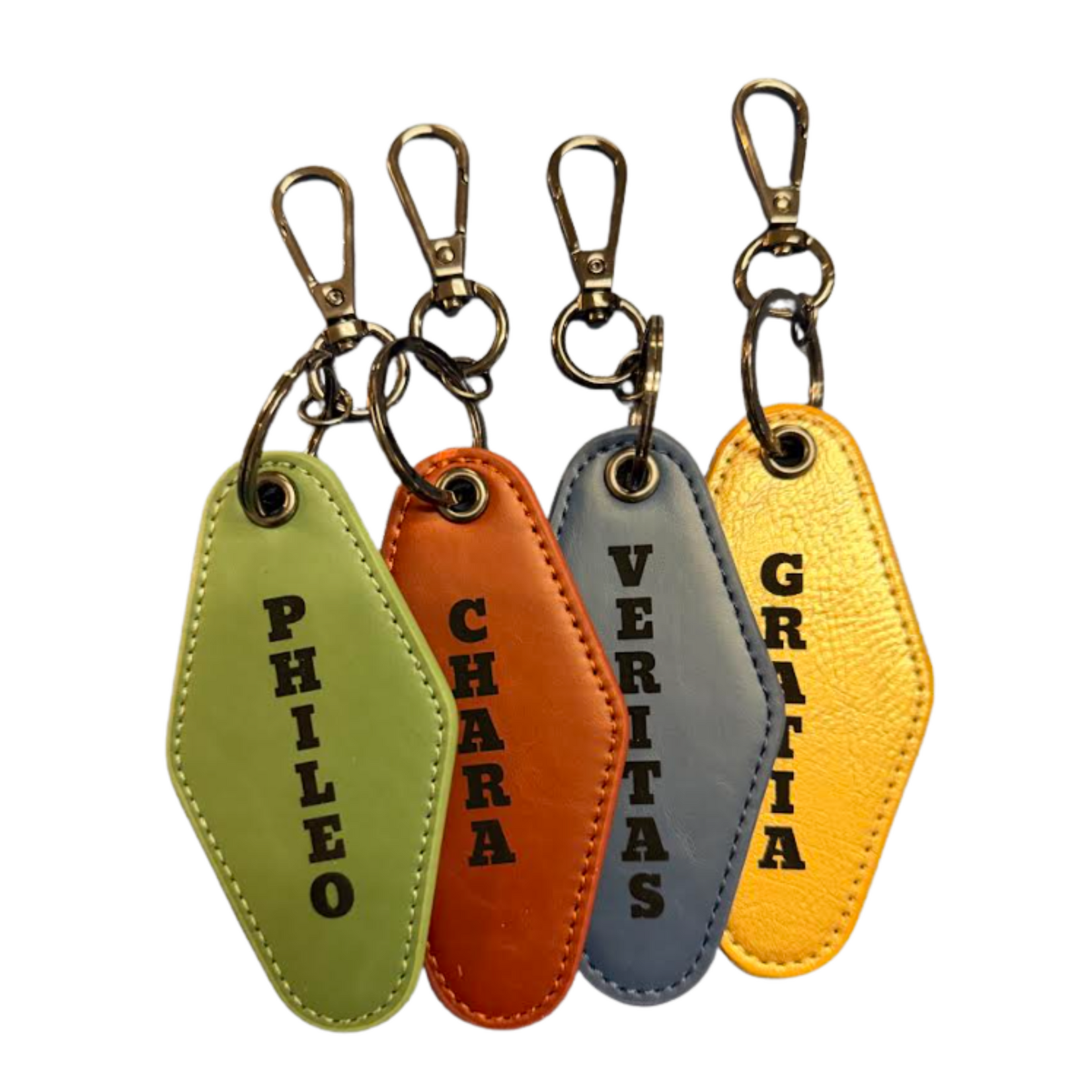 Middle School Leather Keychains