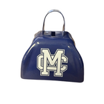 Mini Blue Cowbells with MC Interlock Logo