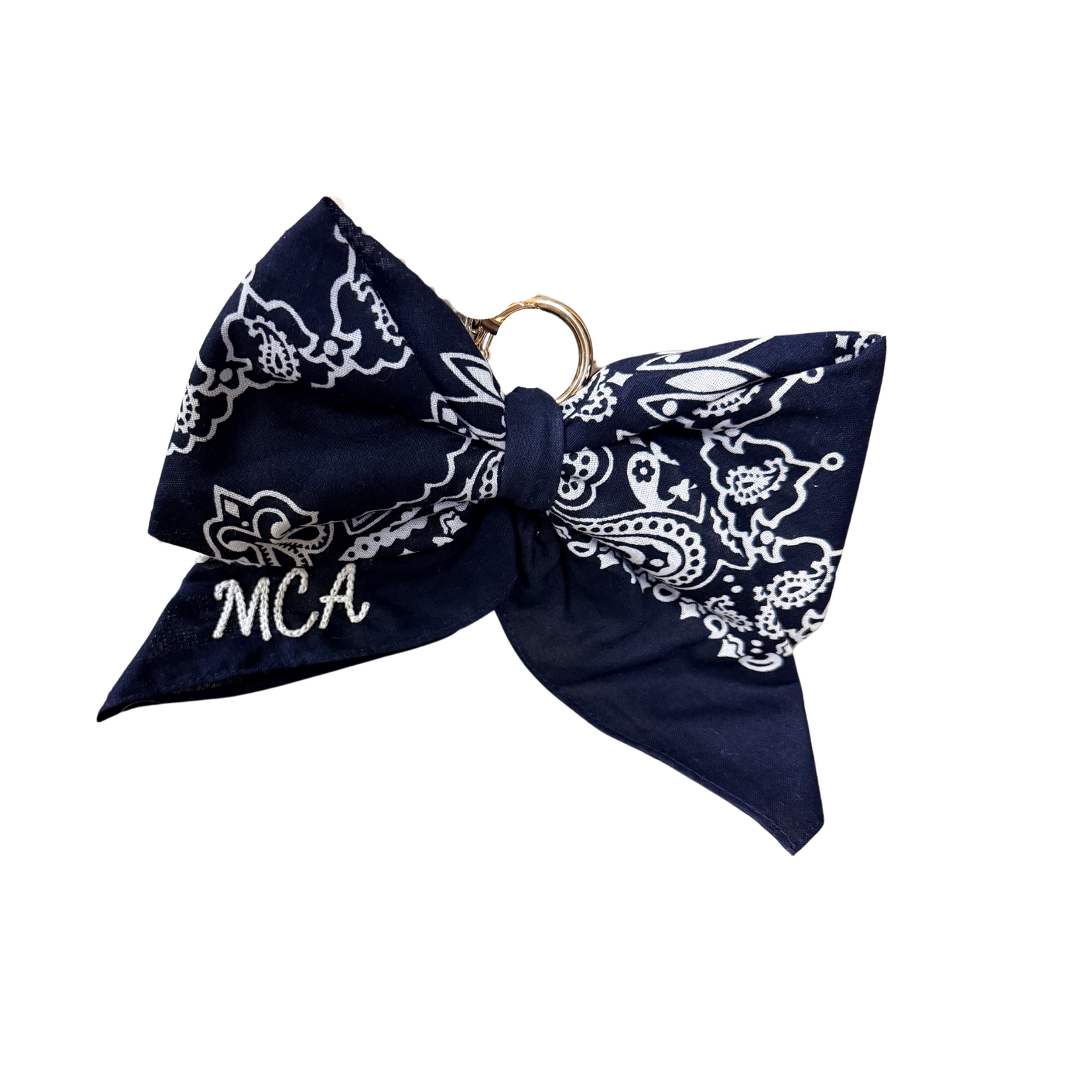 EstelleJoyLynn, LLC MCA Bandana Purse/Backpack Bow Navy