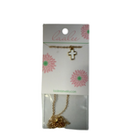 LaaLee Jewelry Girls Cross Necklace White