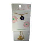 LaaLee Jewelry Girls Cross Necklace Navy