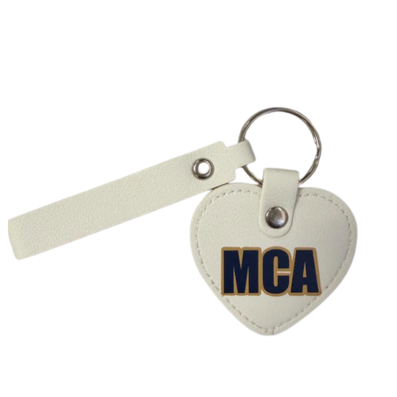 unlimited spirit MCA Heart Leather Key Chain