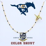 Color Shout Mustang Side Charm Necklace Color Shout