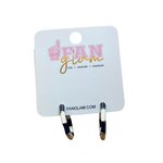 Fan Glam FAN GLAM Striped Hoops