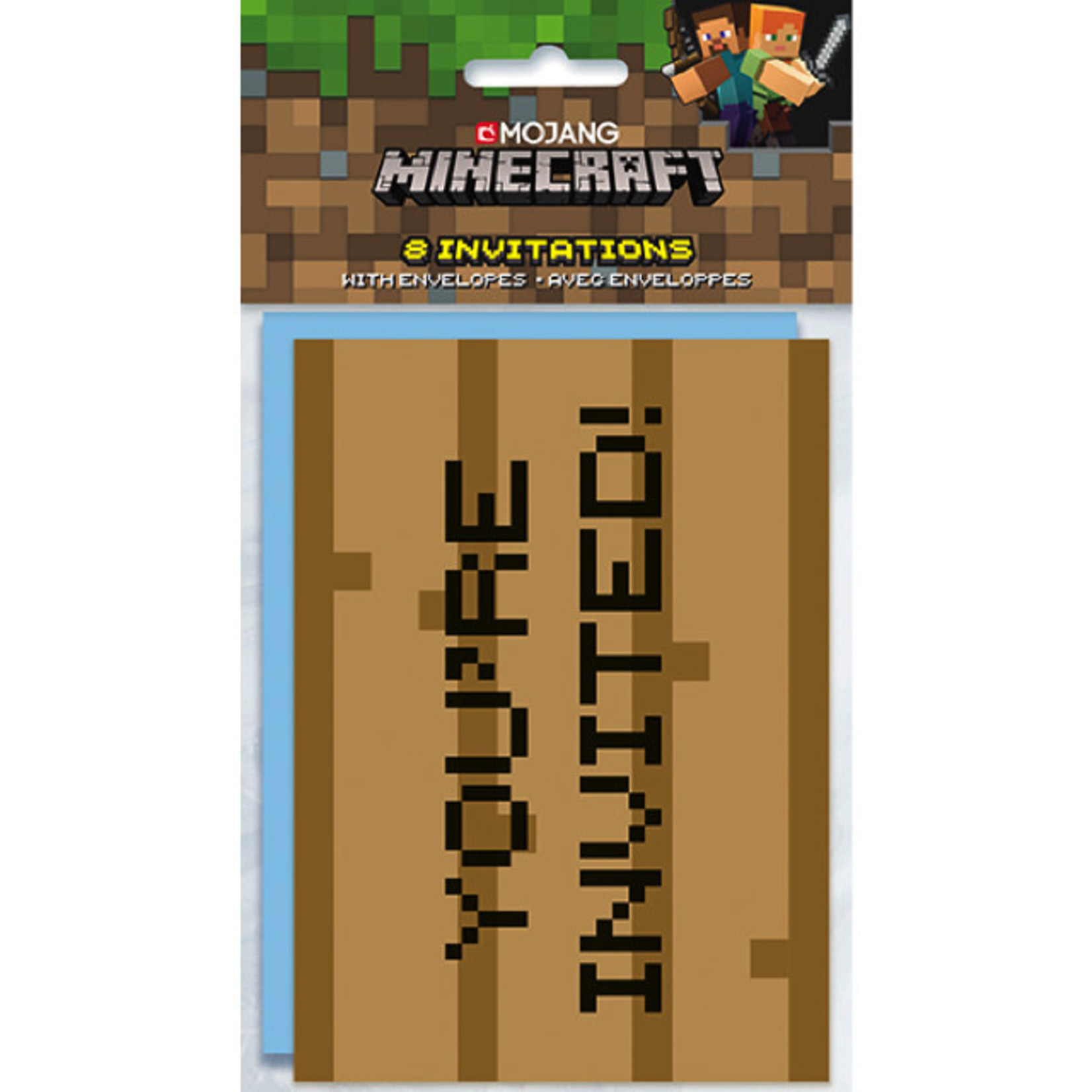 Unique Carte Invitations 8 Minecraft Party Shop