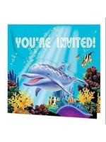 Creative Converting INVITATIONS (8) - SOUS L'OCEAN