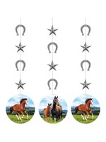 Creative Converting HORSE AND PONY HANGING CUTOUTS, 3 CT