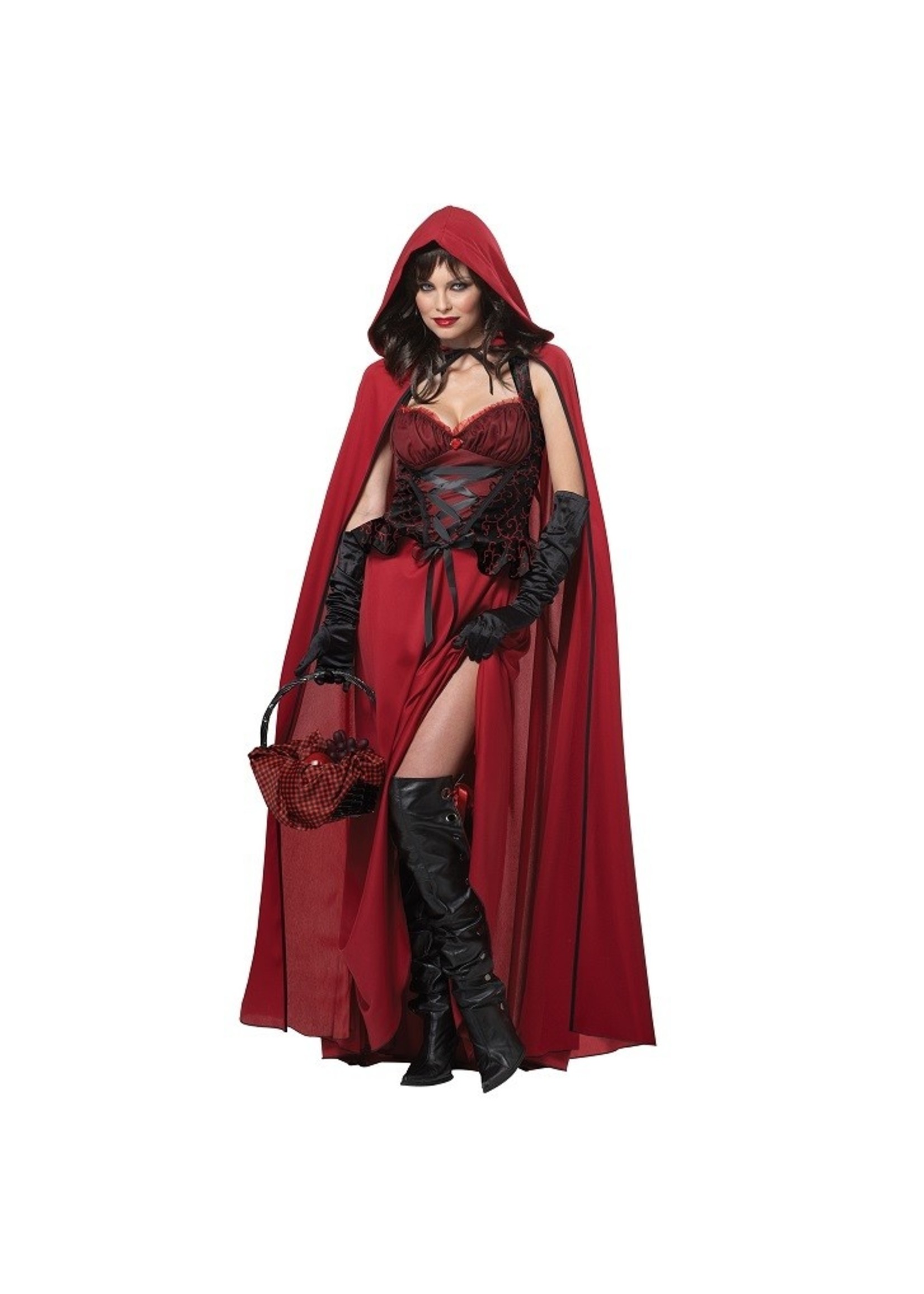 California Costumes Costume Adulte Sombre Chaperon Rouge - Party Shop