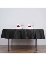 PARTY SHOP ROUND POLYESTER TABLECLOTH - 90IN