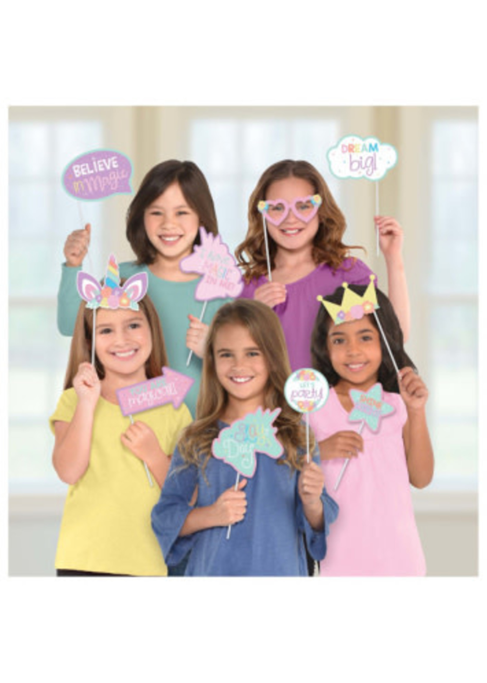 Amscan *ACCESSOIRES PHOTO- LICORNE PARTY TIME