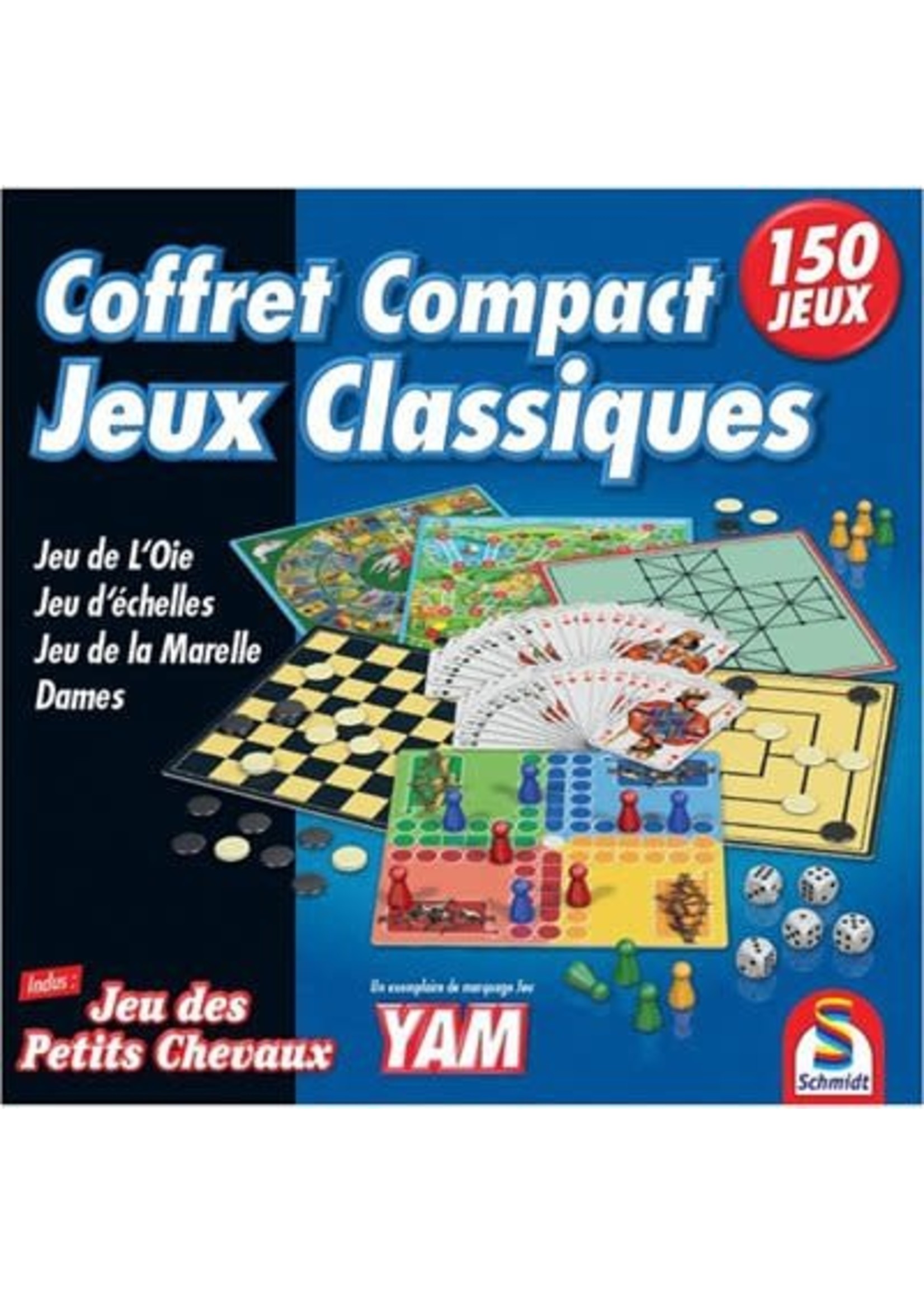 ASMODEE 150 COMPACT GAMES - FRENCH EDITION