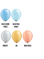 PARTY SHOP RADIANT PEARL COLORS #3 - 11 INCH LATEX BALLOONS