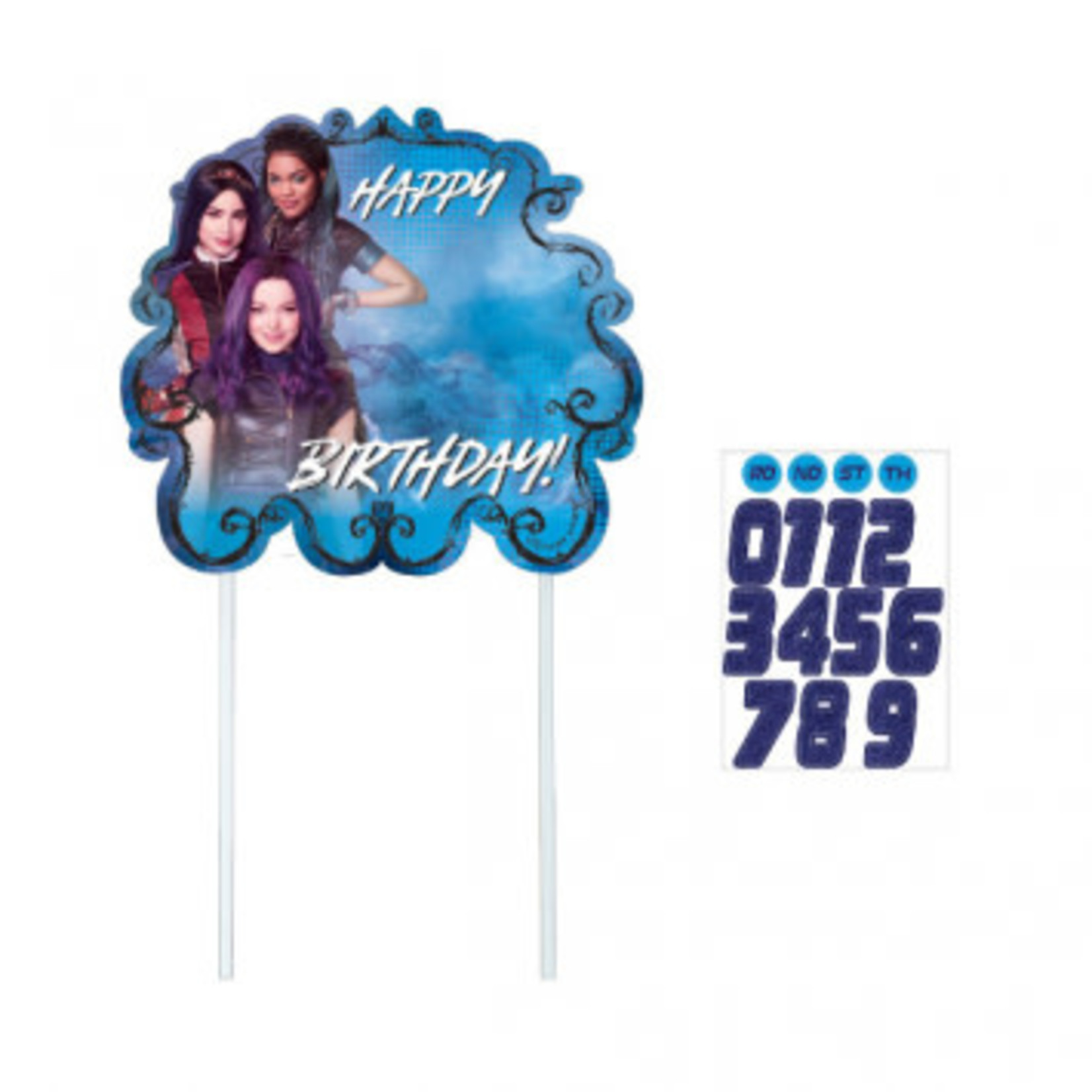 Amscan Piques De Fantaisies Pour Gateau Descendants 3 Party Shop Amscan Piques De Fantaisies Pour Gateau Descendants 3 Party Shop