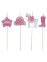 Creative Converting Candles, Molded Pick Sets, Horse