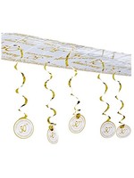 Beistle Co. CEILING DECORATIONS (12FT) - 50TH ANNIVERSARY