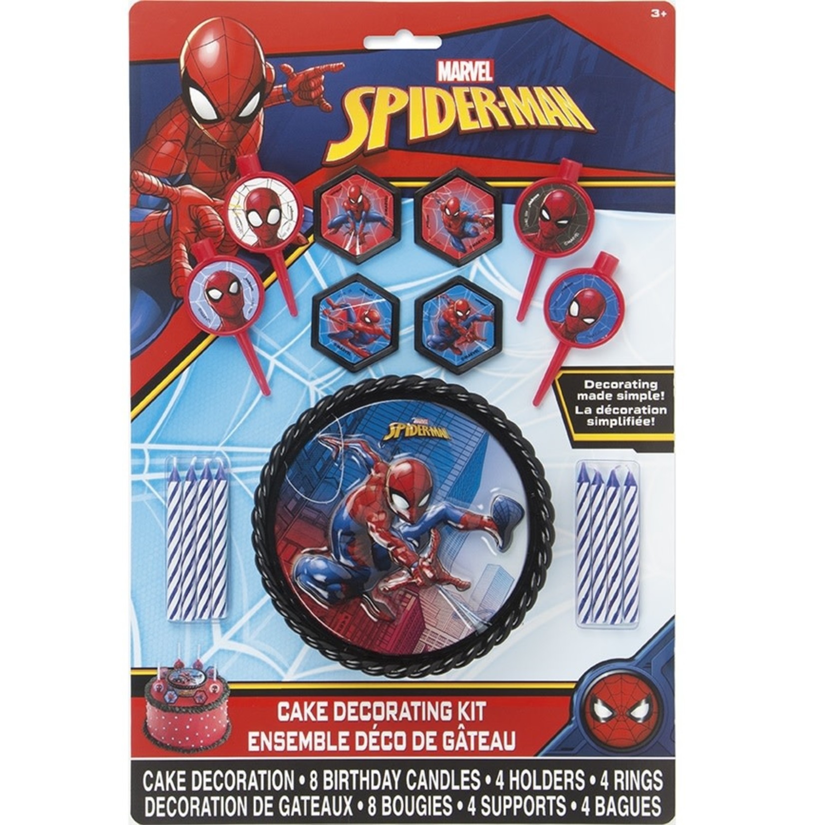 Unique Decoration Pour Gateau Deluxe Spider Man Party Shop Unique Decoration Pour Gateau Deluxe Spider Man Party Shop