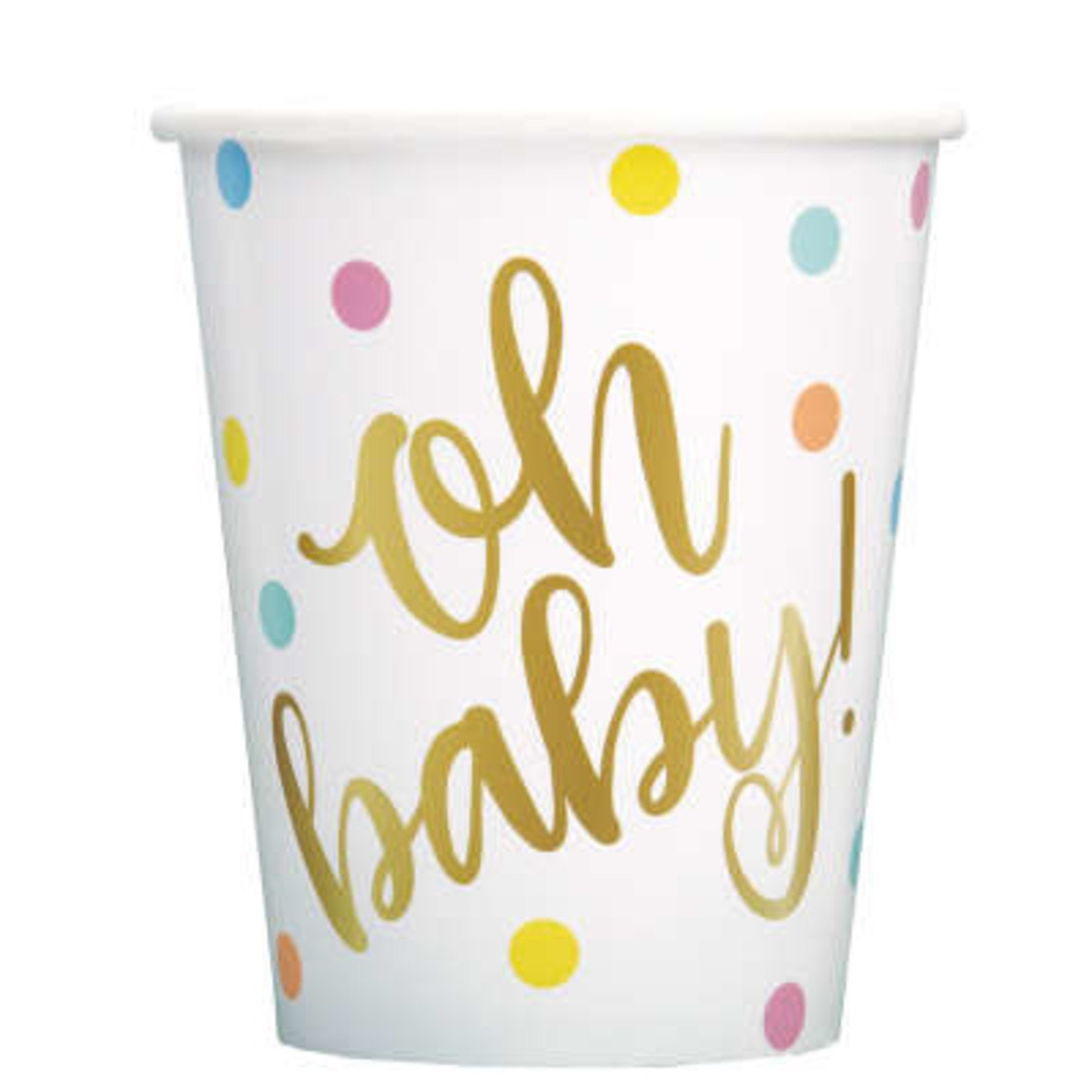 Unique *Verre De Carton 9Oz - Oh Baby - Party Shop