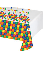 Creative Converting PARTY PLASTIC TABLECLOTH IN BLOCKS