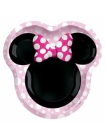 Amscan 10.5IN SHAPED PLATES (8) - MINNIE MOUSE