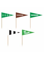 Amscan FOOTBALL FLAG PICKS (36PC)