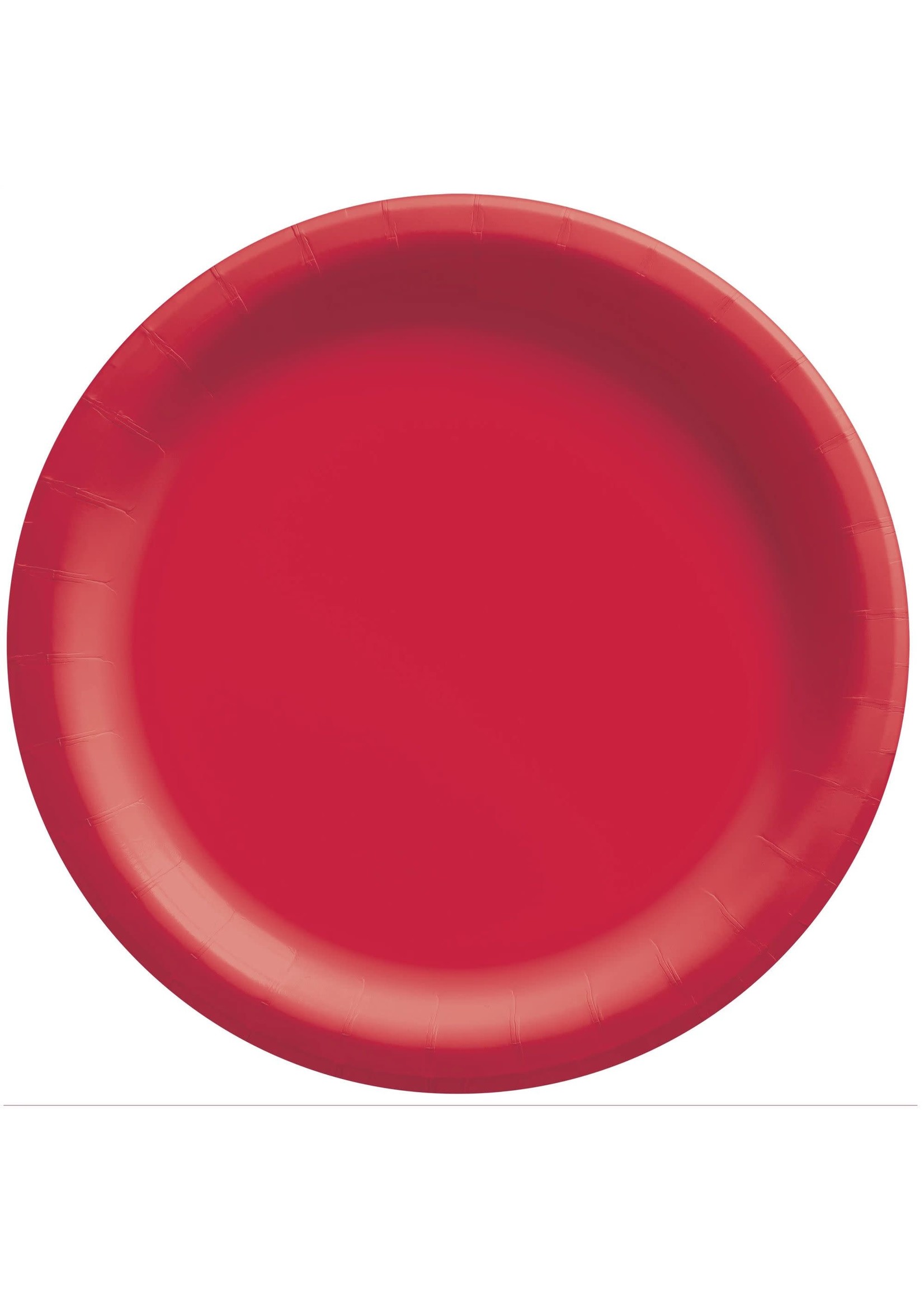 Amscan PAPER PLATES 10PO (50) - RED